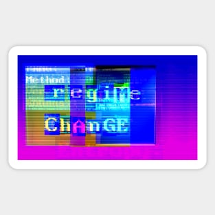 Regime Change (items only) Sticker